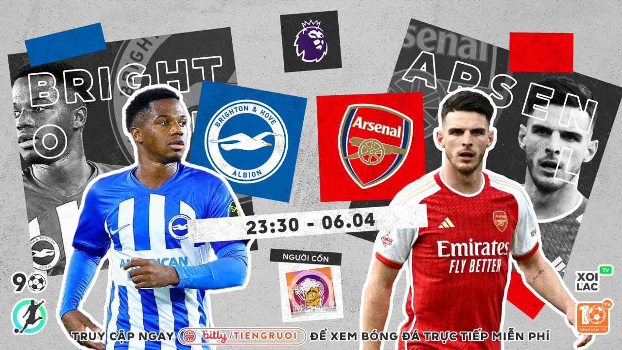 Highlights Brighton vs Arsenal | BLV Người Cồn | 6.4.24 Highlights Brighton vs Arsenal | BLV Người Cồn | 6.4.24