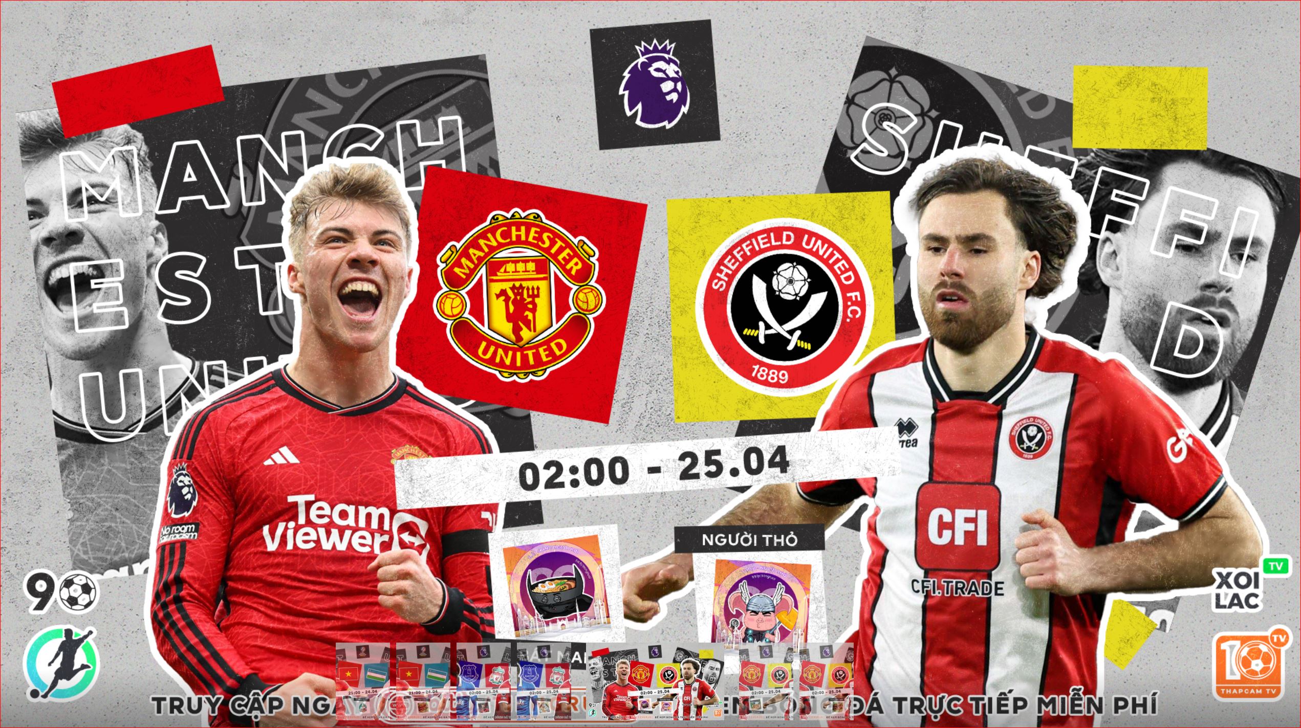 Highlights Man United vs Sheffield United | BLV Bat Man Ft Người Thỏ | 25.4.24