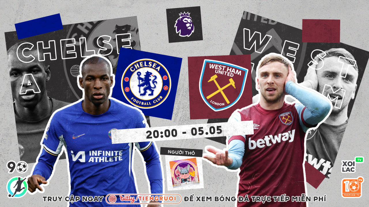 Highlights Chelsea vs West Ham | BLV Người Thỏ | 5.5.24