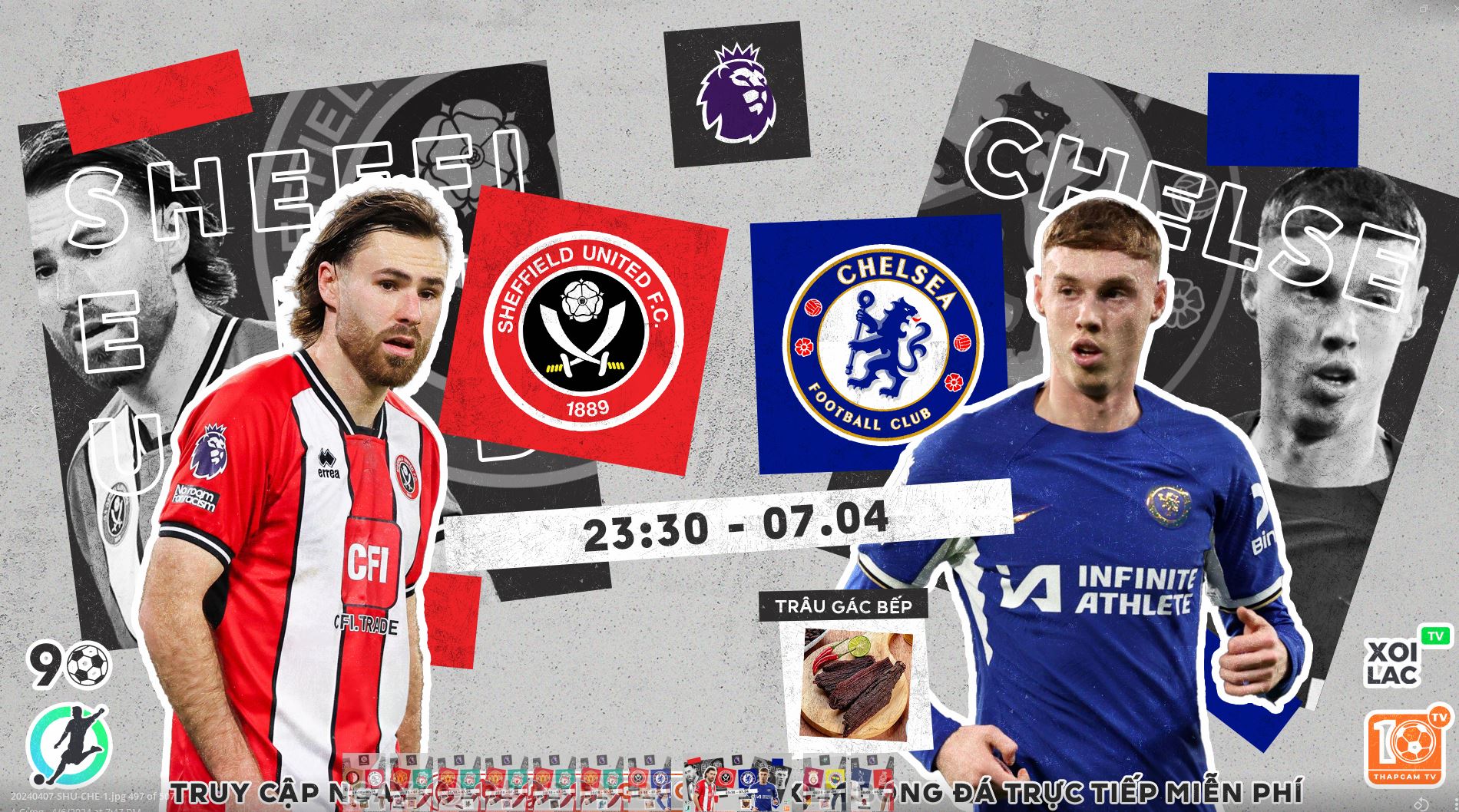 Highlights Sheffield United vs Chelsea | BLV Trâu Gác bếp | 8.4.24