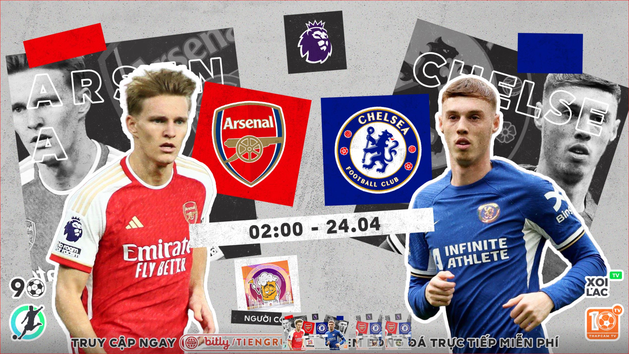 Highlights Arsenal vs Chelsea | BLV Người Cồn | 24.4.24