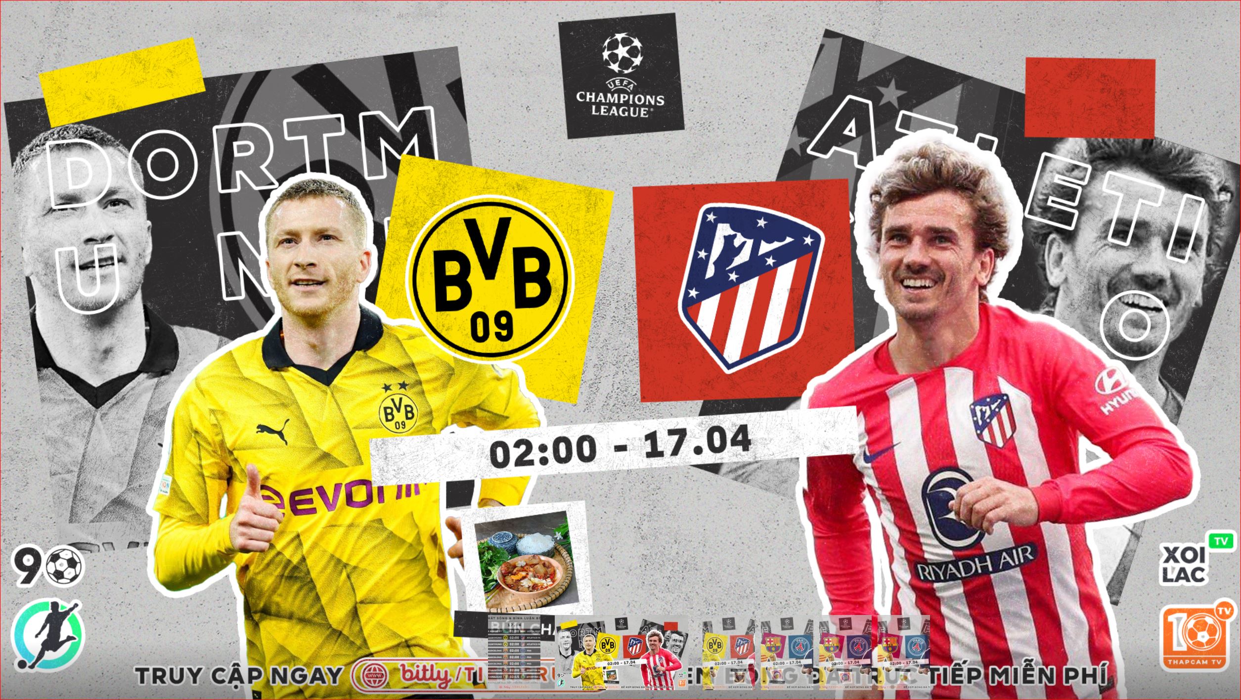 Highlights Dortmund vs Atlentico Madrid | BLV Bún Chả | 17.04.24