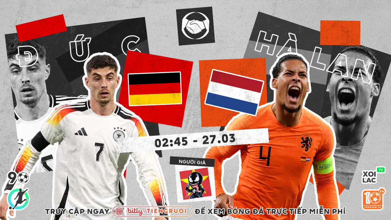 Highlights Đức vs Hà Lan | BLV Người Già | 27.3.24
