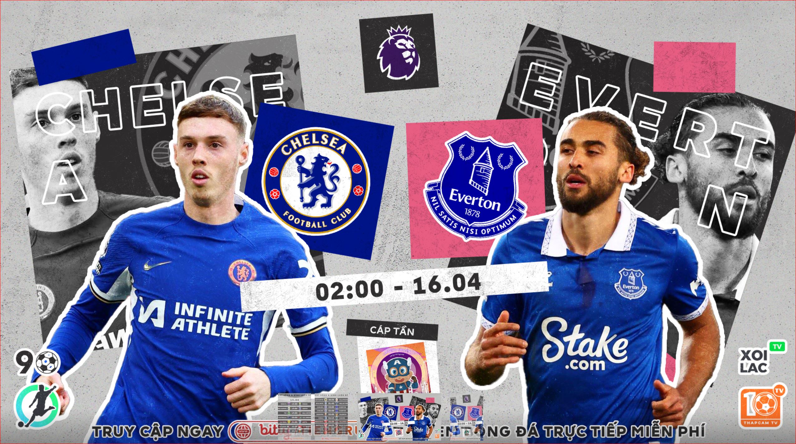 Highlights Chelsea vs Everton | BLV Cáp Tần | 16.4.24