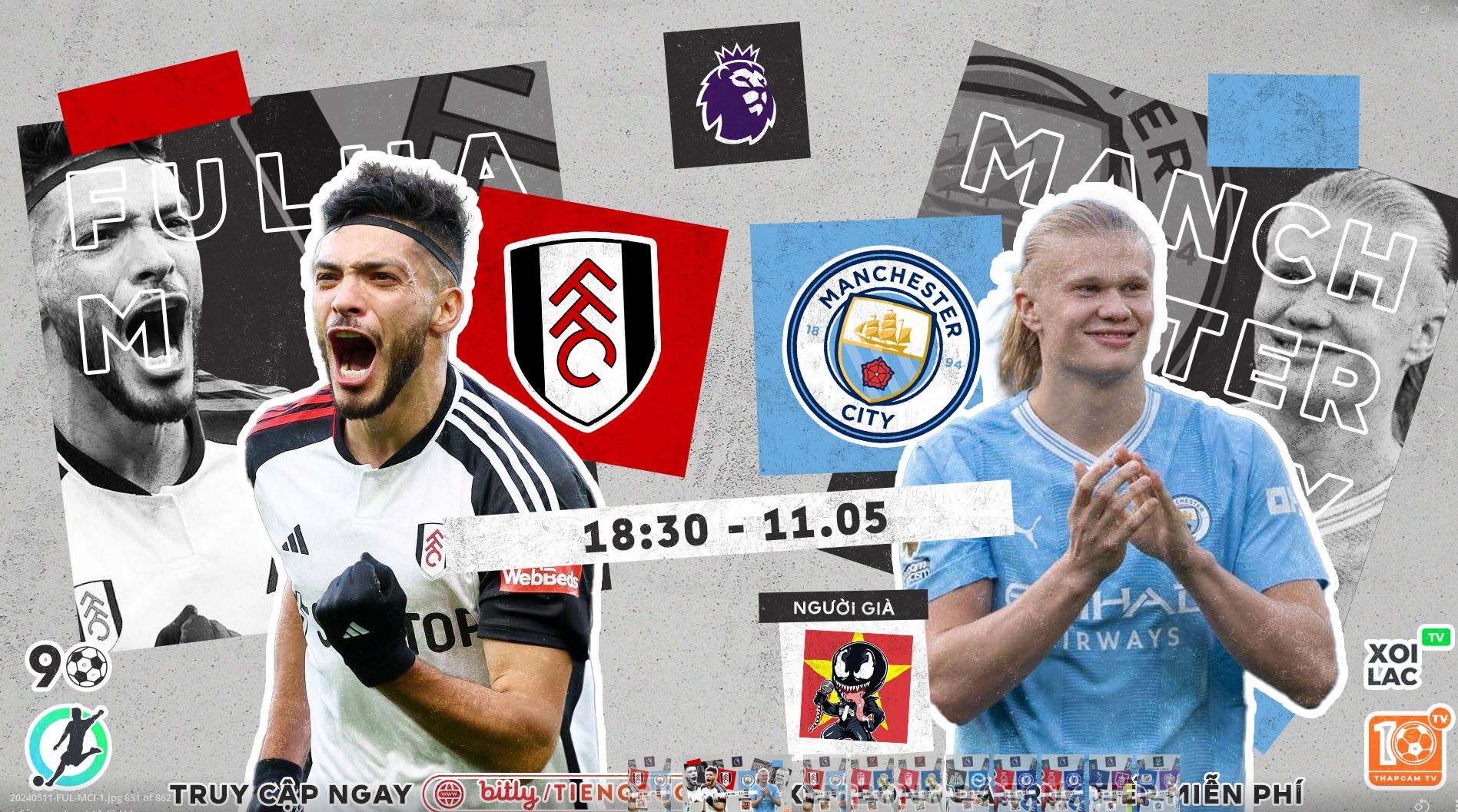 Highlights Fulham vs Man City | BLV Old Man | 11.5.24