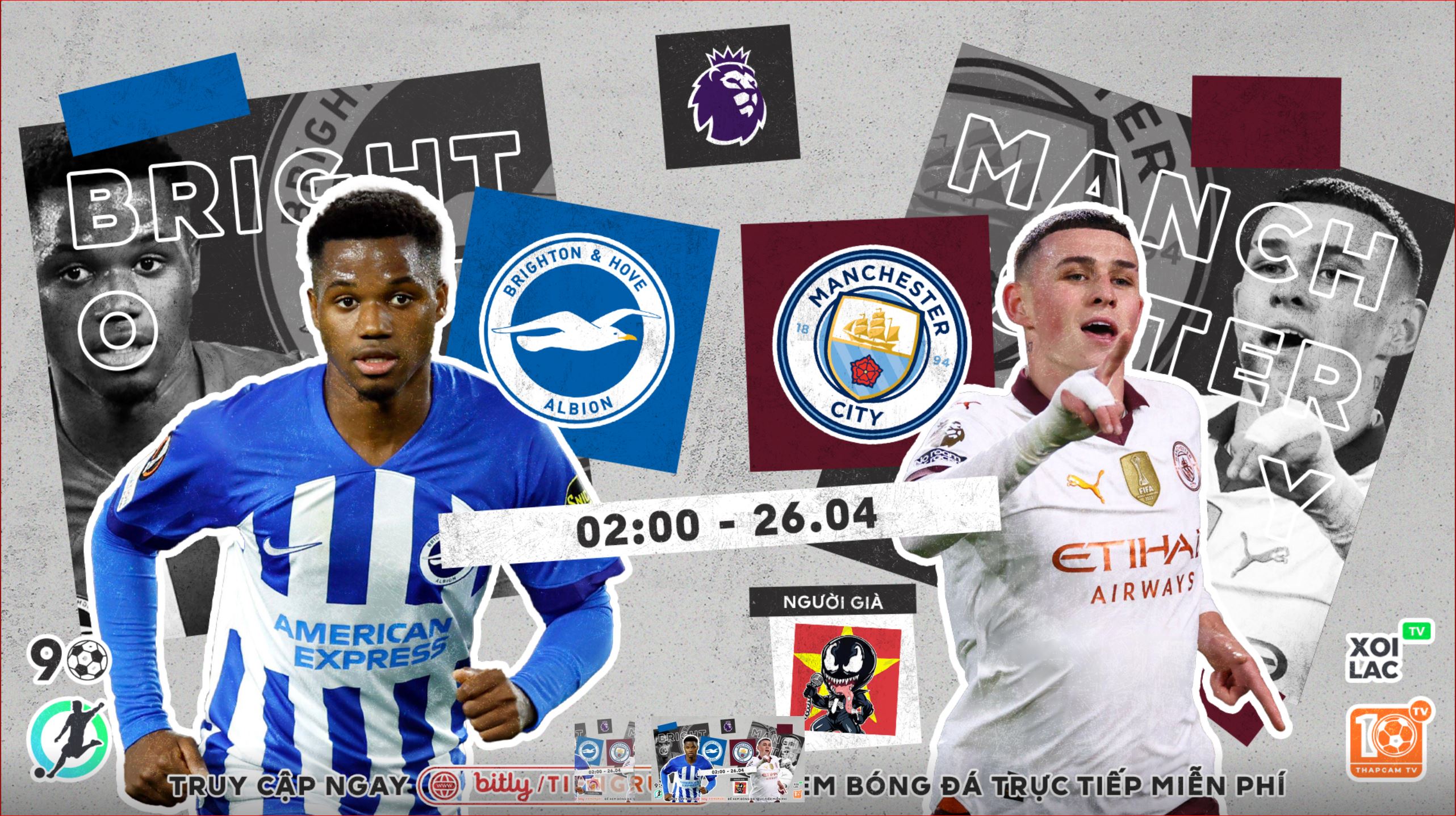 Highlights Brighton vs Man City | BLV Old Man | 26.4.24