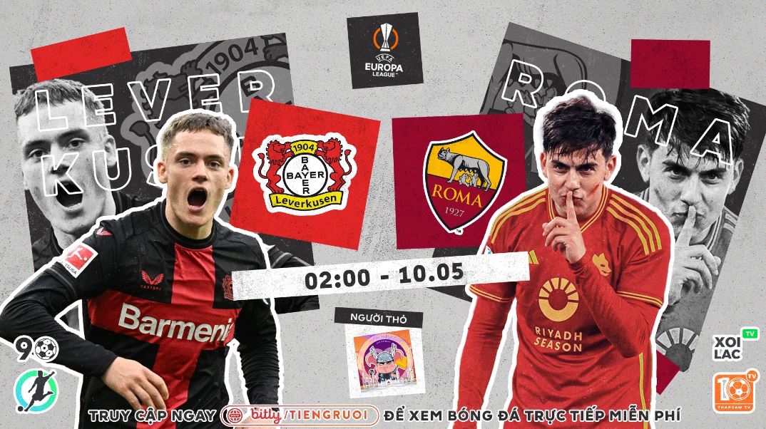 Highlights Bayer Leverkusen vs AS Roma | BLV Người Thỏ | 10.5.24