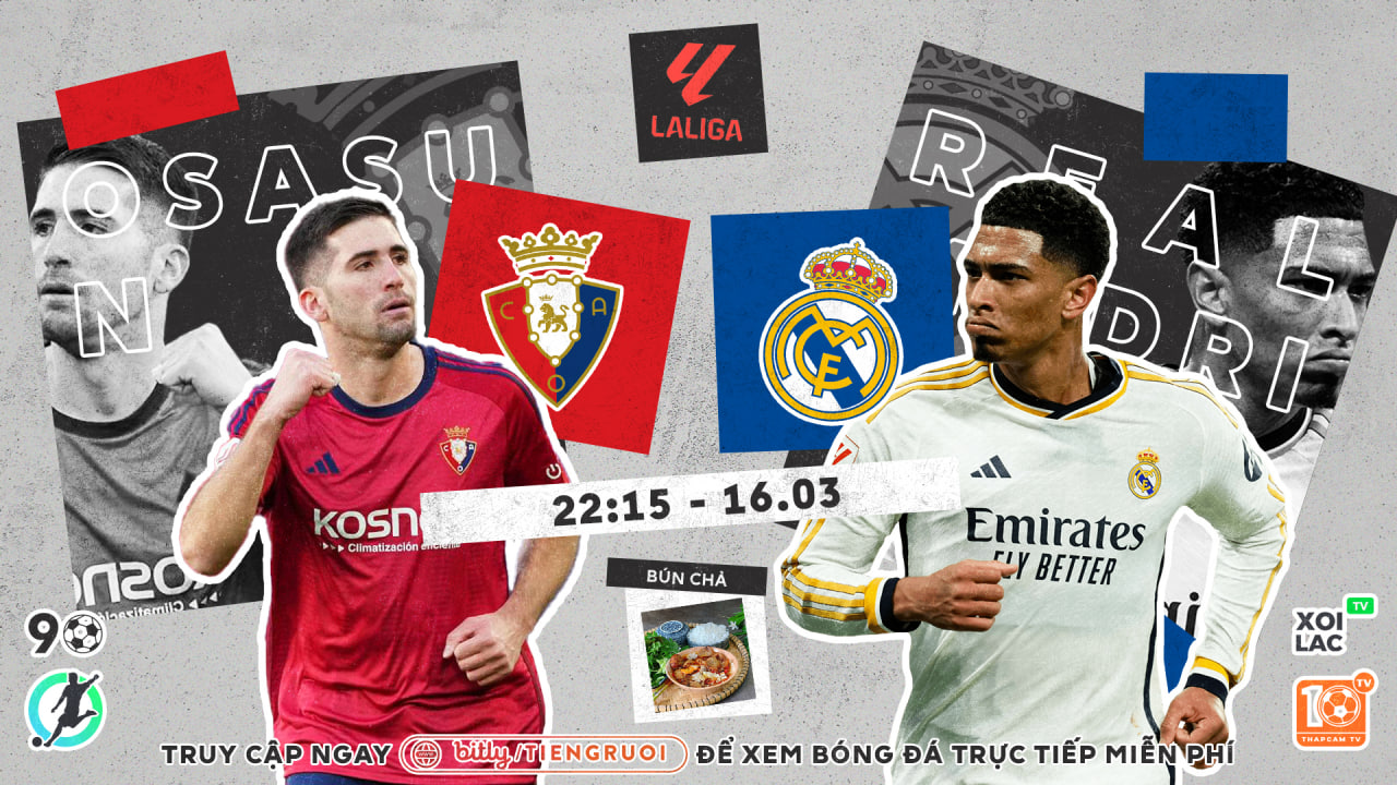 Highlights Osasuna - Real Madrid | BLV Bún Chả | 16.3.24 Highlights Osasuna - Real Madrid | BLV Bún Chả | 16.3.24