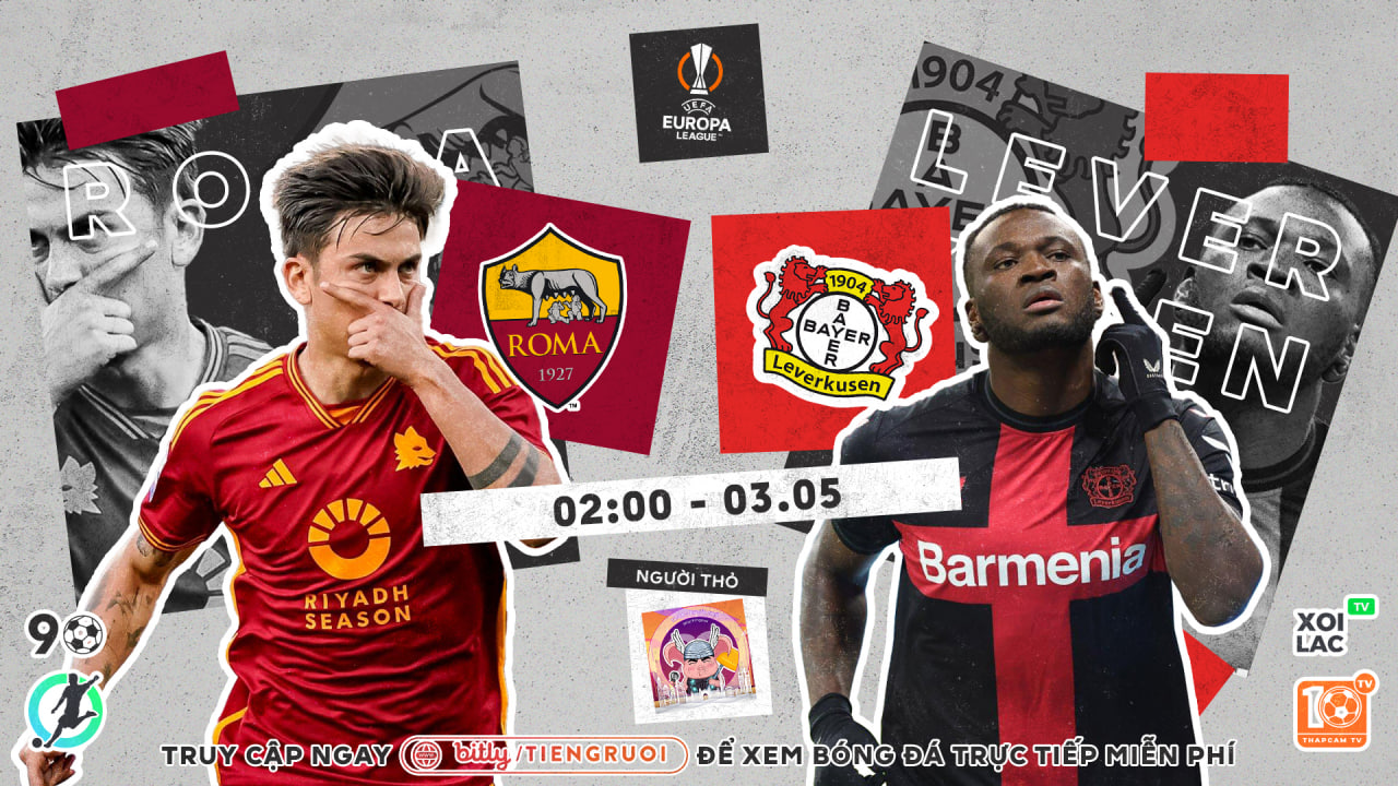 Highlights Roma vs Leverkusen | BLV Người Thỏ | 3.5.24