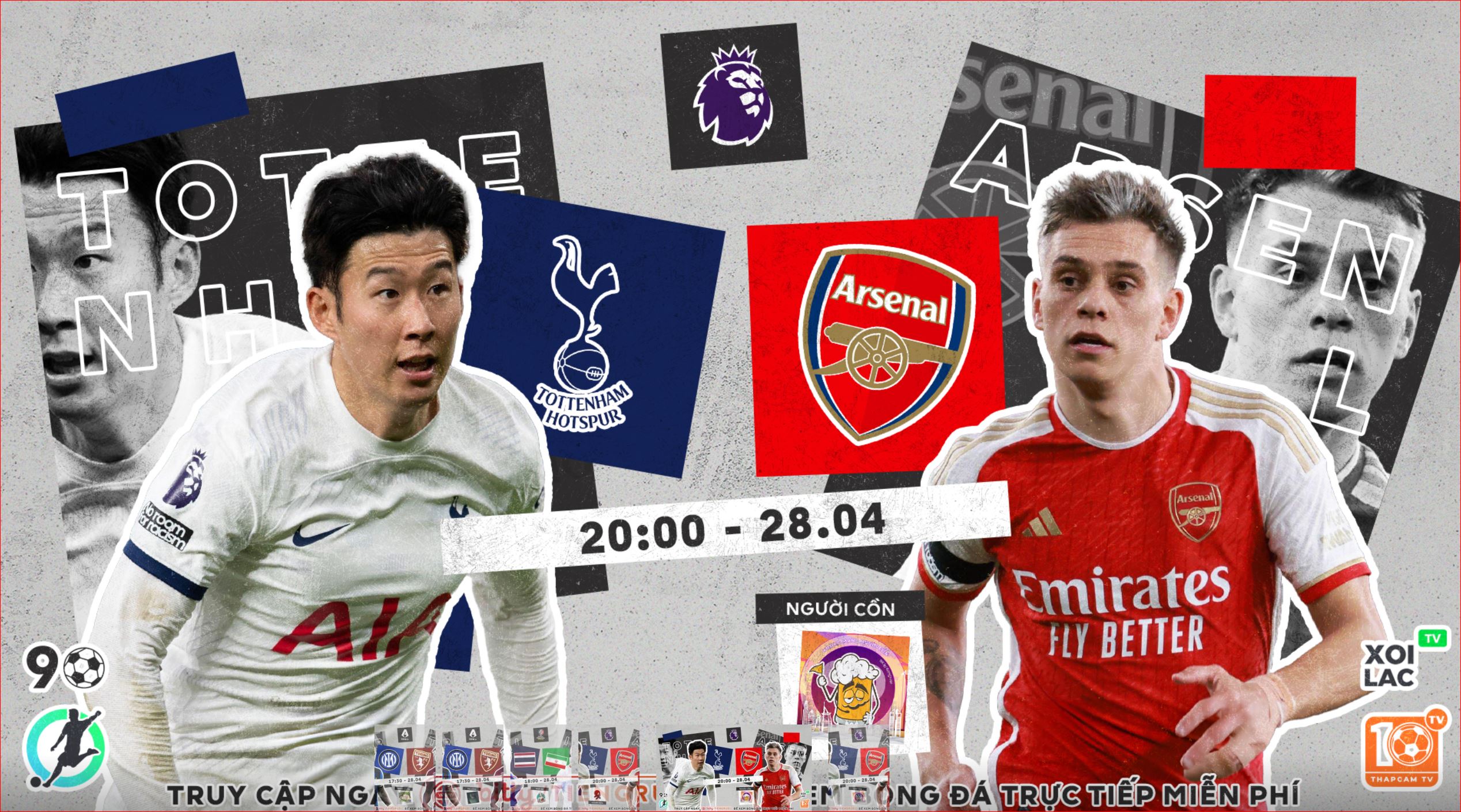 Highlights Tottenham vs Arsenal | BLV Người Cồn | 28.4.24