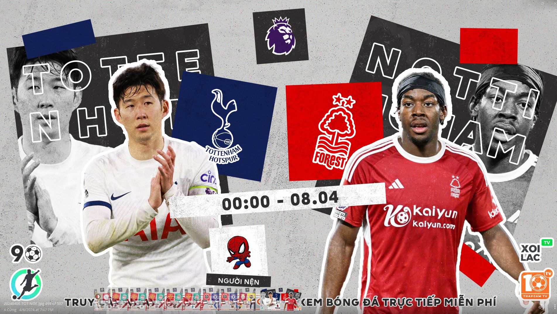 Highlights Tottenham vs Nottingham Forest | BLV Người Nện | 8.4.24